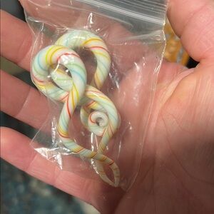 Colorful Glass Snake Figurine